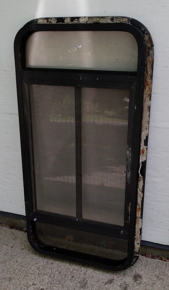 7 VGEX Used RV Windows w Trim Ring & Screen Trailer Camper Motorhome