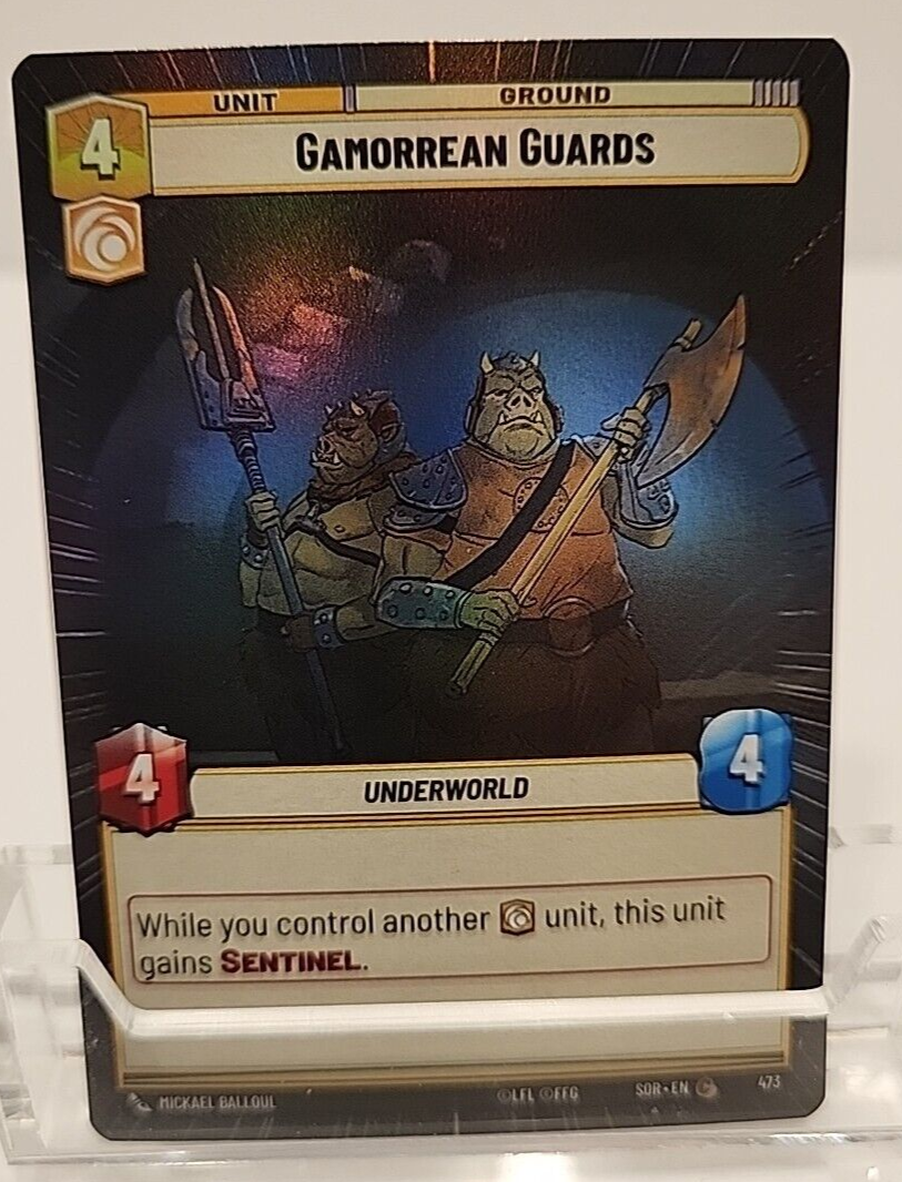 Hyperspace FOIL Star Wars Unlimited 211/252 Gamorrean Guards SoR FOIL