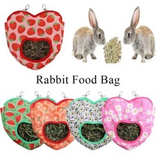 Rabbit Hay Feed Bag Pet Hay Bag Portable Guinea Pig Totoro Hanging Feed Bag