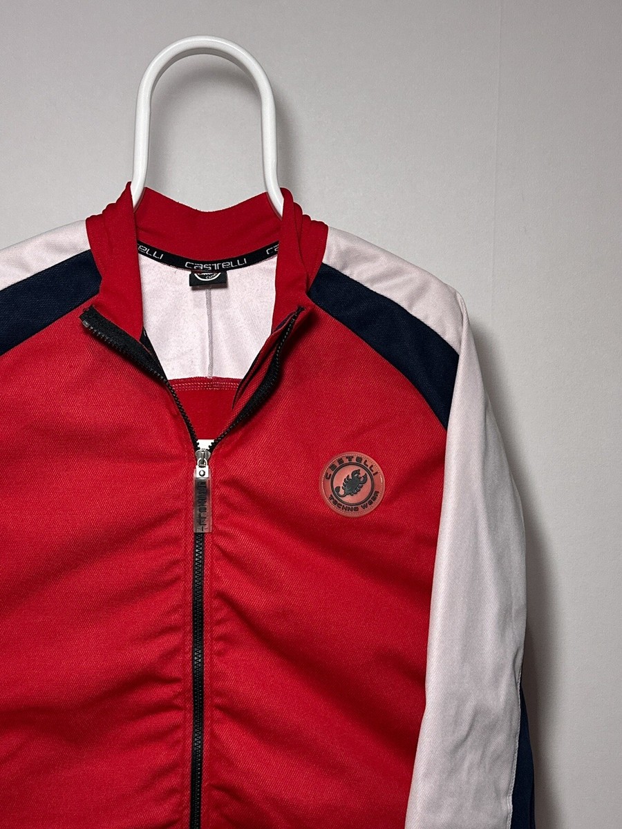 美品　CASTELLI WINDSTOPPER サイクルジャケット CASTELLI】カステリの洗練されたGORE-TEX使用の万能ジャケット