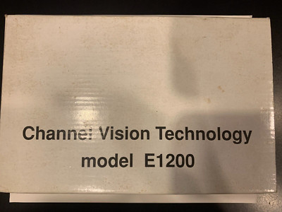 Channel Vision E1200 White NEW in Open Box