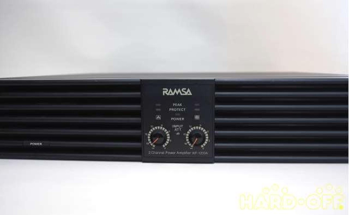 ■Panasonic■RAMSA パワーアンプ WP-1200A RAMSA WP-1200A Power amplifier (transistor) - Good Condition