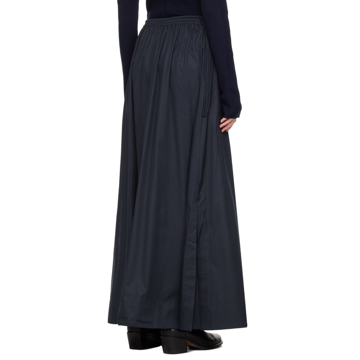 【BAON】Yukari Banding Ribbon Padded Cargo Long Skirt BAON】Yukari Banding Ribbon Padded Cargo Long Skirt Tri