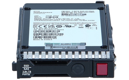 HPE - P49034-B21 - 3.84 TB - hot-swap - 2.5" SFF - SAS 12Gb/s - Multi Vendor - Bild 1 von 3