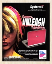 2004 Systemax Intel Centrino Mobile Gaming Original Advertisement V1