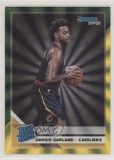 2019-20 Panini Donruss Rated Rookie Holo Green & Yellow Laser Darius Garland 1s6