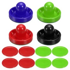 96mm Air Hockey Pushers and Air Hockey Pucks Handles Paddles Accessory for Ta...