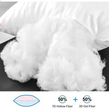 Luxury 2-Pack Queen Size Bed Pillows for Side and Back Sleepers - 20 x 30 Inches