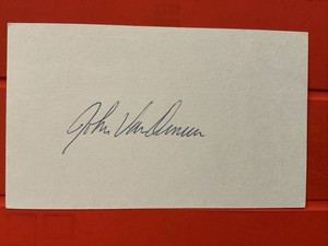 John Van Ornum 🔥🔥MLB: San Francisco Giants Scout🔥🔥Autograph⚾️⚾️