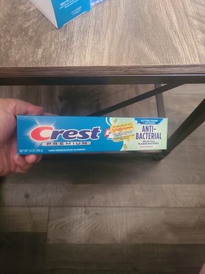 Crest Premium Plus Anti-Bacterial Toothpaste Smooth Peppermint Flavor 7.0 oz