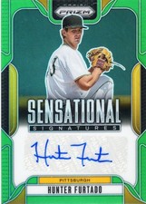 2025 Panini Prizm Sensational Signatures Hunter Furtado Green Prizm #SS-HF
