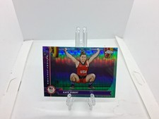 2024 Topps Chrome US Olympic Hopefuls Kate Vibert Aqua Refractor #/199