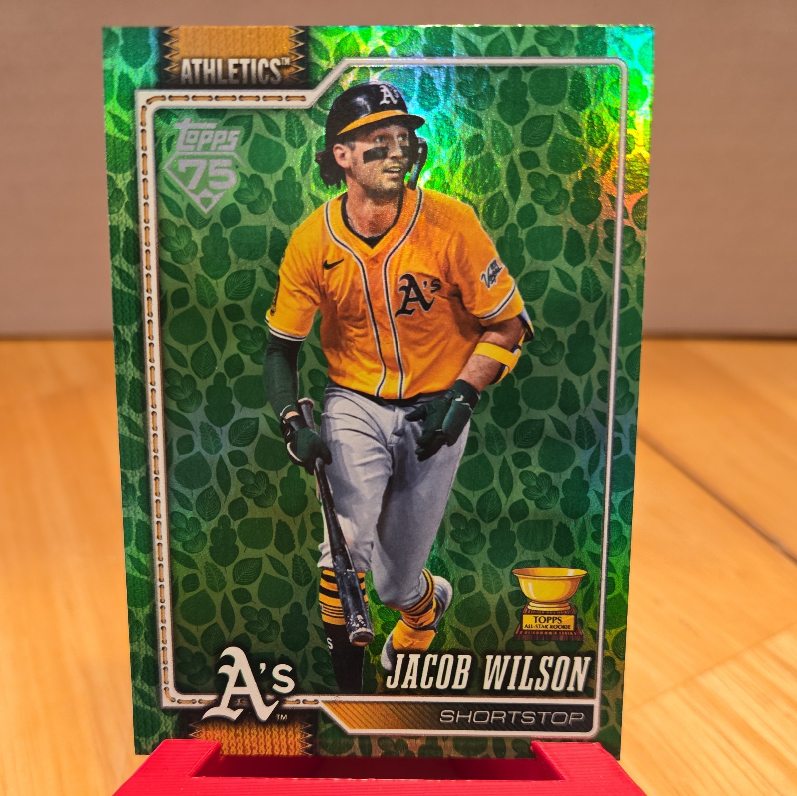 2026 Topps Series 1 - Jacob Wilson #240 Green Leaf Foil