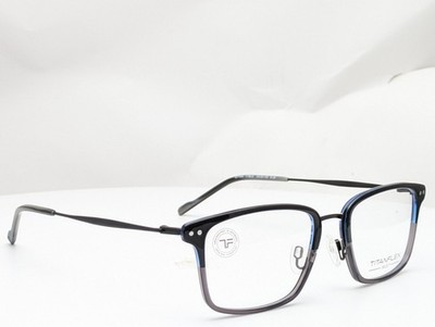 Titanflex 827066 17/BLK Black/Grey Men's Eyeglasses Frames 53-20-145
