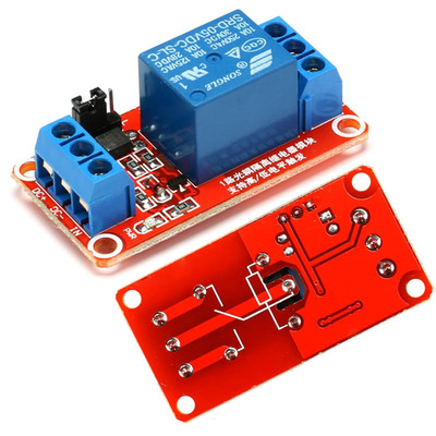 5V 1-Channel Relay Module with Optocoupler Isolation, Supports High and Low L...