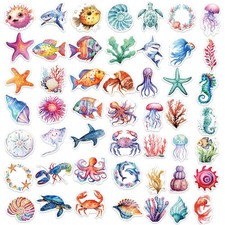 200x/Set Sea Animal Stickers Ocean Stickers Sea Animal Decals Ocean Stickers