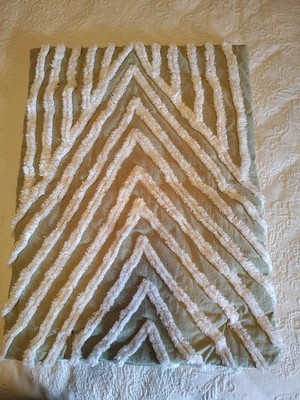 Pottery Barn Teen Dorm Modern Artisan Quilted STD Sham Sage/White