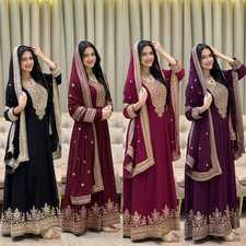 Pakistani Eid Dress Salwar Kameez Ready made Suits Indian Wedding Party 3 Piece