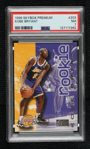 1996-97 Skybox Premium Rookie Kobe Bryant #203 PSA 7 Rookie RC HOF