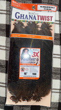 Beauty Elements Realistic Ghana Afro Twist Bulk Synthetic 3X 16" T1B30