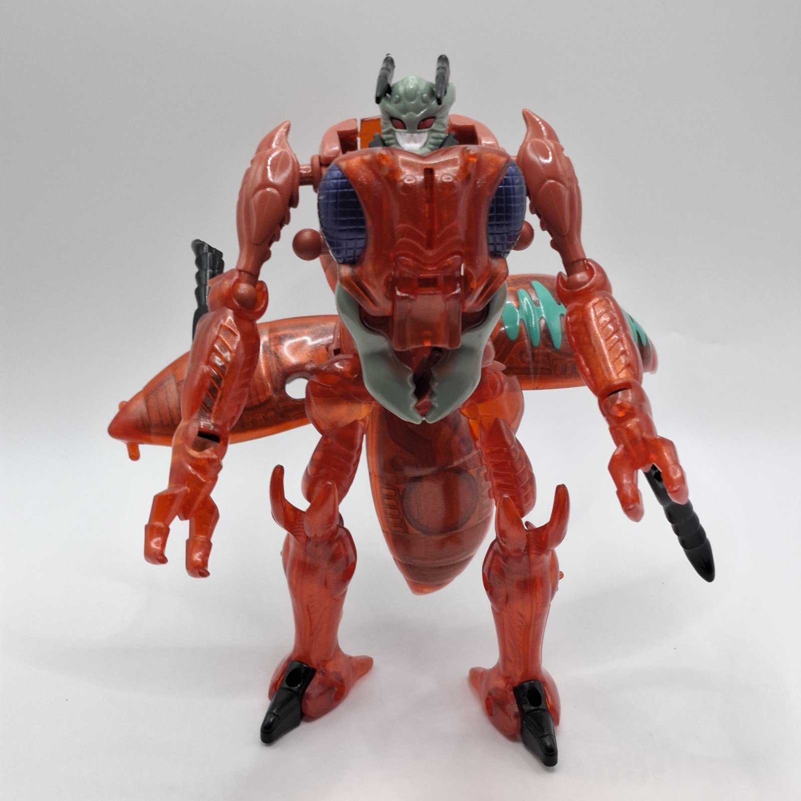 Beast Wars Biocombat Inferno Predacon Transformers Takara Not Complete (B)