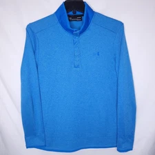 Under Armour Sweater Mens Large Blue Golf ColdGear