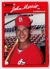 1990 Donruss #516c John Morris VAR: Factory set border; "&copy; 1989 LEAF, INC."