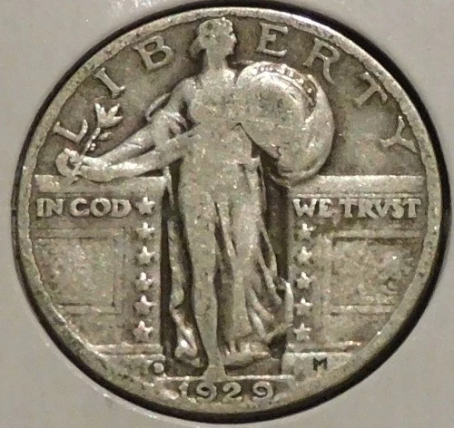 Silver Quarter - Standing Liberty - 1929-D [823]