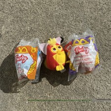 Furby Plush Key Chains McDonalds Happy Meal 2000 Set of 3