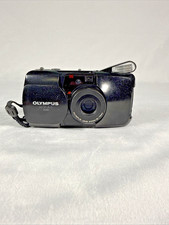 Olympus Stylus Zoom 35mm Point  Shoot Film Camera Broken Film door WORKS PARTS