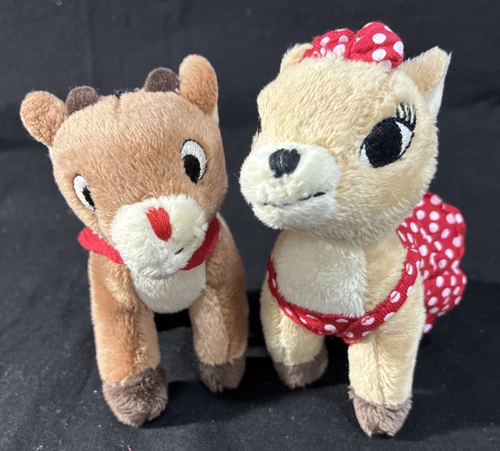 Build A Bear Rudolph 4 Inch Clips. Lot Of 2. Rudolph and Clarice 2010 ...