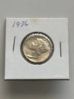 1936-P 10c Mercury Dime 90% Silver Gem Full Bands
