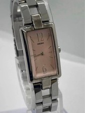 SEIKO Quartz Silver Watch Battery Replaced Japan
