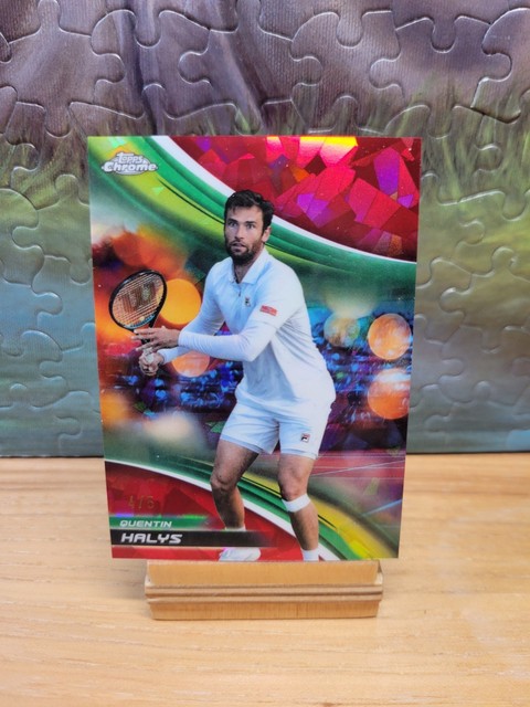 2025 Topps Chrome Tennis Sapphire Quentin Halys #117 Red Sapphire Refractor /5