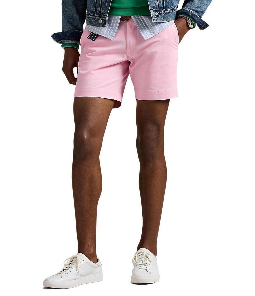パンツ Ralph Lauren Pink Shorts Polo Ralph Lauren Men's Classic Fit Stretch 7