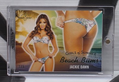 2025 BENCHWARMER GIRLS OF SUMMER ** JACKIE DAWN ** BEACH BUMS #1/5 '' GREEN ''