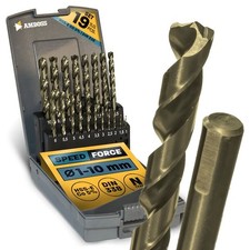 1x Spiralbohrer Speed Force Ø0 mm - HSS-G DIN 338 für Stahl, Baustahl, Alu,