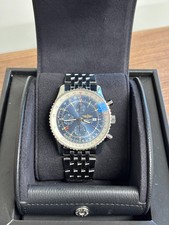 Breitling Navitimer World Blue dial A24322 2017