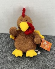 Russ Home Buddies Tom Turkey Plush 5" Beanie Thanksgiving Bird Stuffed Animal