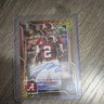 Zabien Brown 2025 Bowman Univ Chrome Gold Shimmer /50 Alabama Crimson Tide