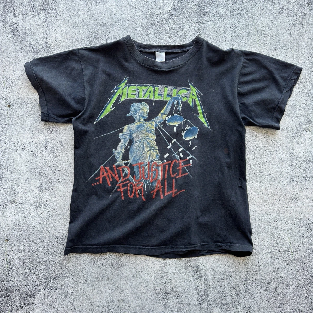 Metallica And Justice For All T Shirt In Men's Vintage T-Shirts