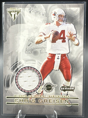 Chris Greisen 2001 Pacific Private Stock Titanium Jersey #2 Cardinals