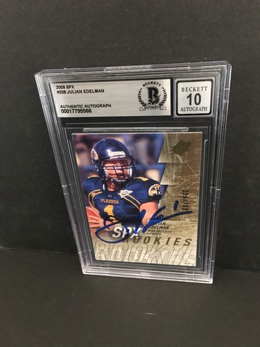 Julian Edelman #208 2009 Spx card