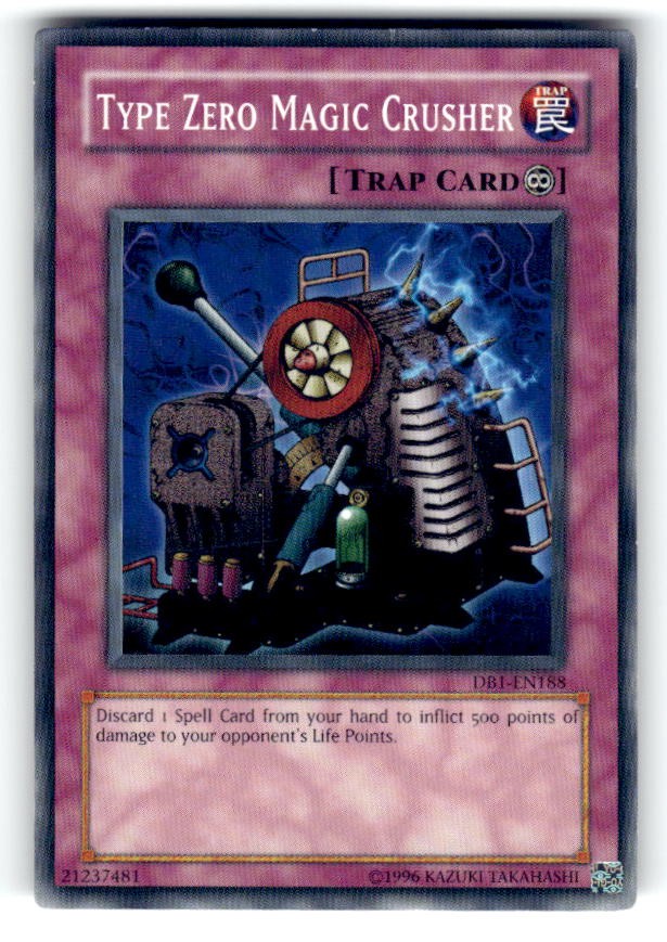 Dark Beginning 1 #DB1-EN188 Type Zero Magic Crusher