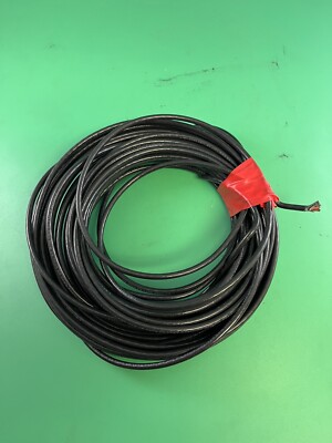 CME E102470 MACHINE TOOL WIRE 10 AWG BLACK STRAND COPPER ( 50' )