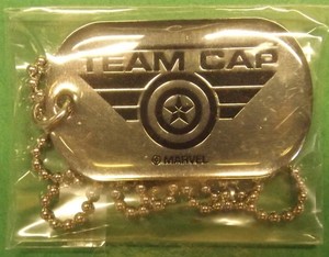 captain marvel dog tag