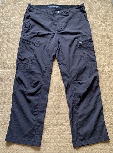 Men's Zero X Posur Outdoor Hiking/Sport Pants-Black-Cargo Pockets 36 X 30 - Picture 3 of 12