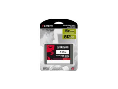 Kingston KC400 SSDNow SKC400S37A/512G 2.5'' 512GB SATA III Solid State Drive SSD
