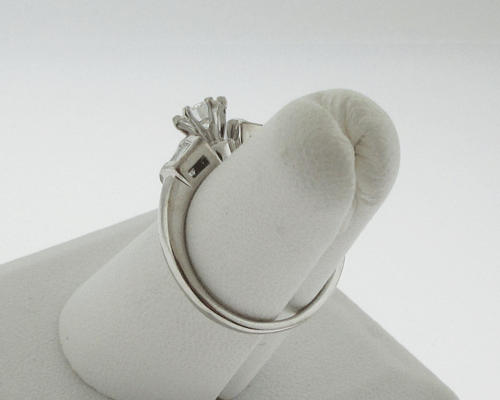 NEW Genuine 0.55cttw Diamonds Solid Platinum Engagement Ring FREE Sizing - Picture 6 of 6