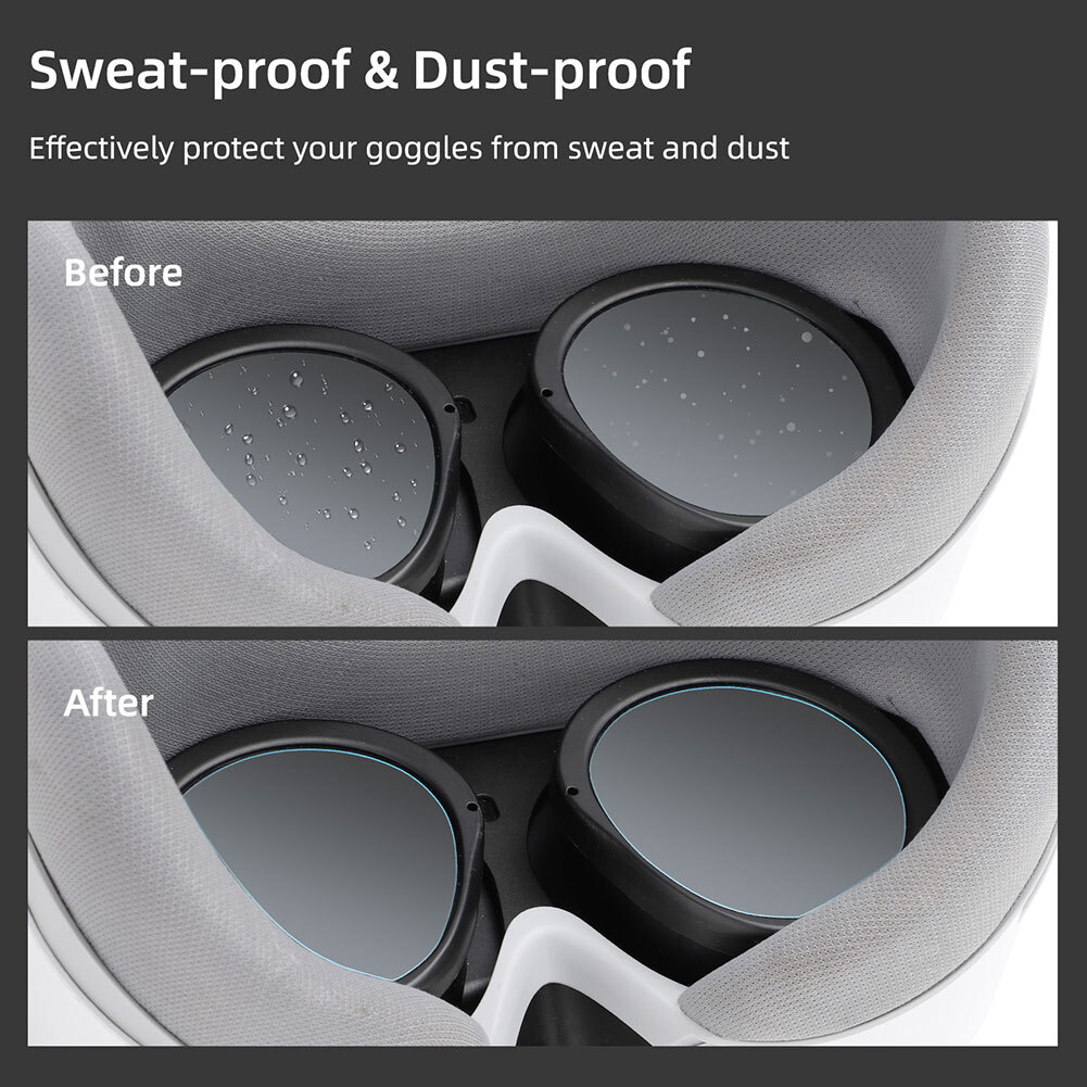 2 Sets Panel Film Accessories HD Lens Protective Film VR Glasses Film